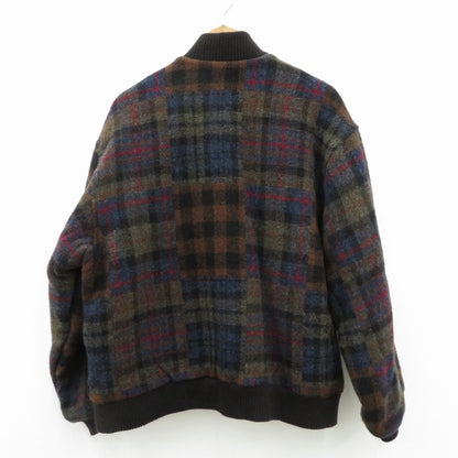 WOOLRICH | ウールリッチ マルチチェックウールブルゾン その他アウター UWG-67 ウールジャケット ネイビー サイズ：L【瀬戸大橋店】