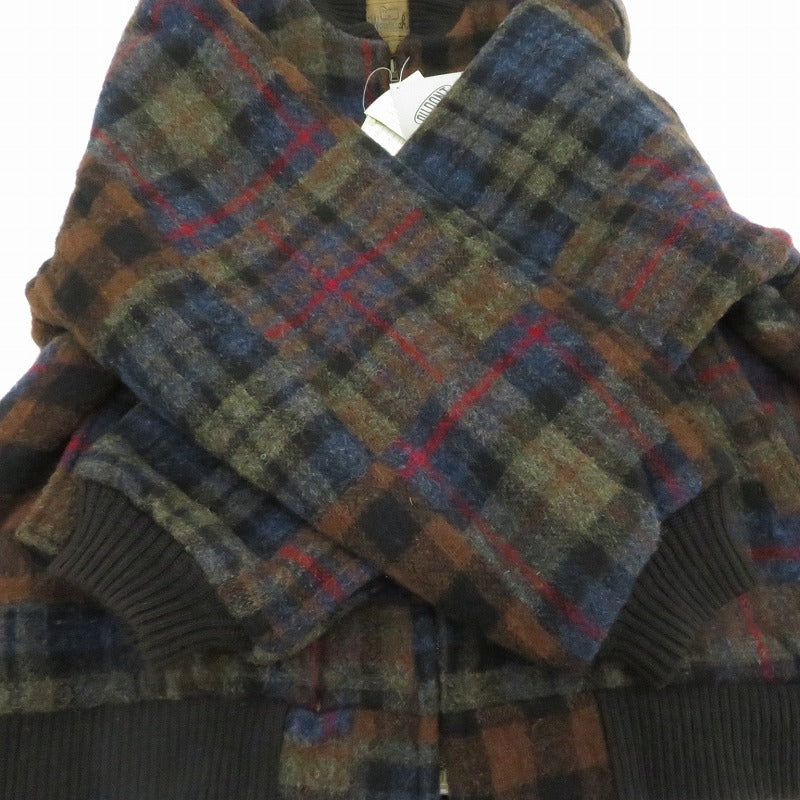 WOOLRICH | ウールリッチ マルチチェックウールブルゾン その他アウター UWG-67 ウールジャケット ネイビー サイズ：L【瀬戸大橋店】