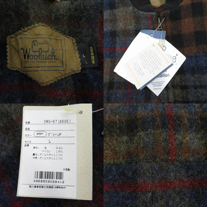 WOOLRICH | ウールリッチ マルチチェックウールブルゾン その他アウター UWG-67 ウールジャケット ネイビー サイズ：L【瀬戸大橋店】