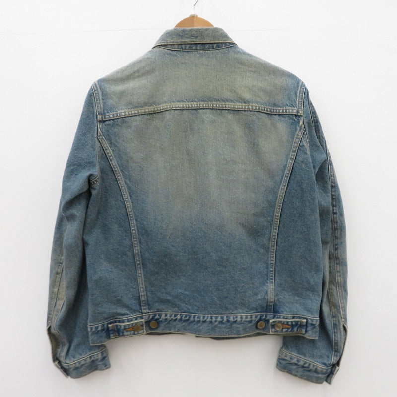 DENIM 3D TRUCKER JACKET デニム ブルー サイズ：1【瀬戸大橋店】