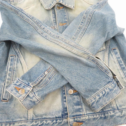 DENIM 3D TRUCKER JACKET デニム ブルー サイズ：1【瀬戸大橋店】