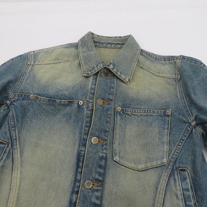 DENIM 3D TRUCKER JACKET デニム ブルー サイズ：1【瀬戸大橋店】