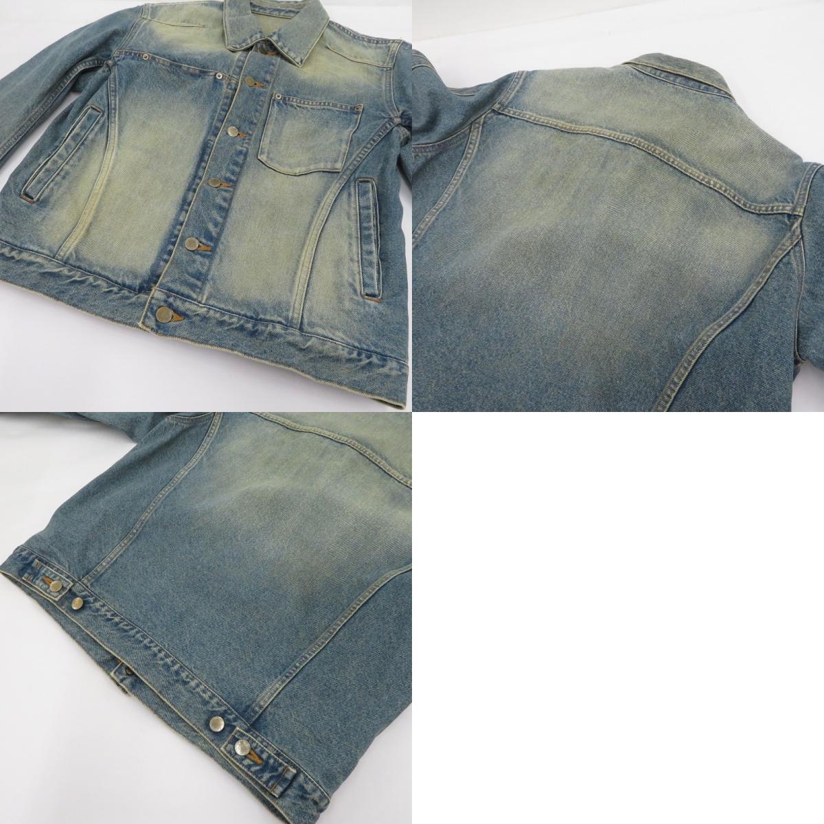 DENIM 3D TRUCKER JACKET デニム ブルー サイズ：1【瀬戸大橋店】