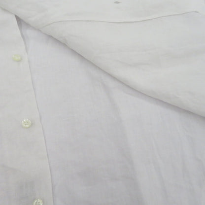 INDIVIDUALIZED SHIRTS | インディビジュアライズドシャツ リネン 半袖シャツ ホワイト サイズ：S【瀬戸大橋店】