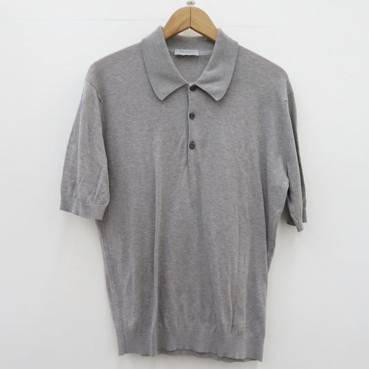 JOHN SMEDLEY | ジョンスメドレー ポロシャツ グレー サイズ：S【瀬戸大橋店】