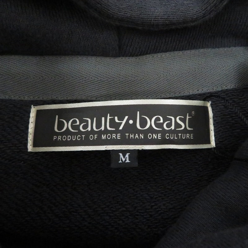 beauty:beast | ビューティー：ビースト “Fiorentina” P.O HOODED パーカー bb-39004 チャコールグレー サイズ：M【瀬戸大橋店】
