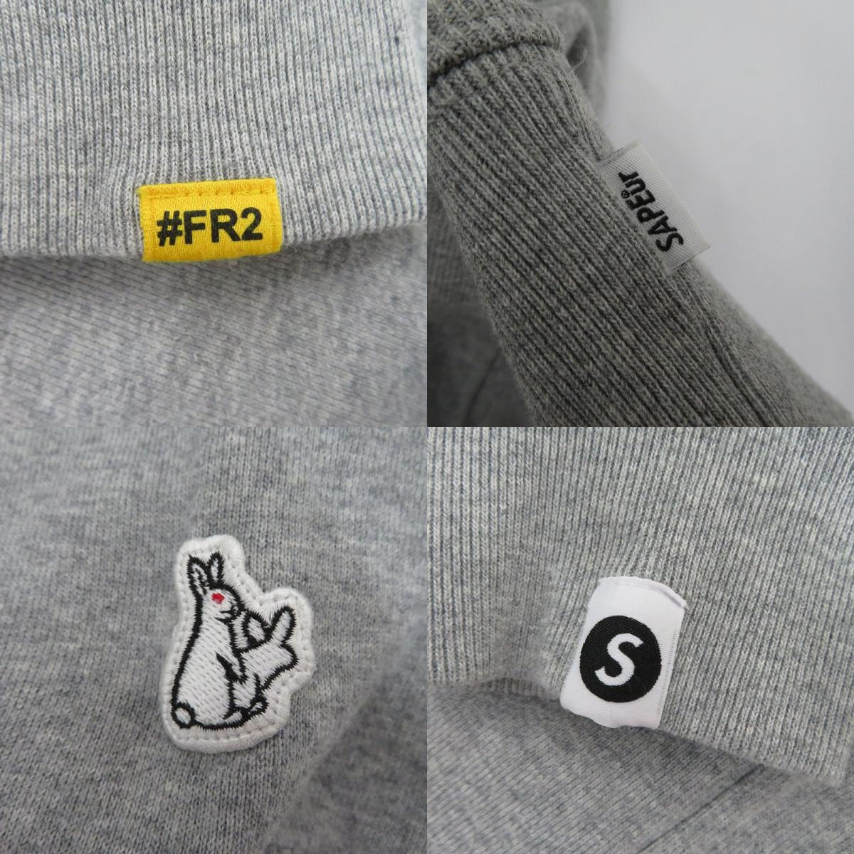 SAPEur | サプール ×FR2 ﾛｯﾄﾞﾏﾝﾌｰﾃﾞｨｰ パーカー グレー サイズ：XXL【瀬戸大橋店】