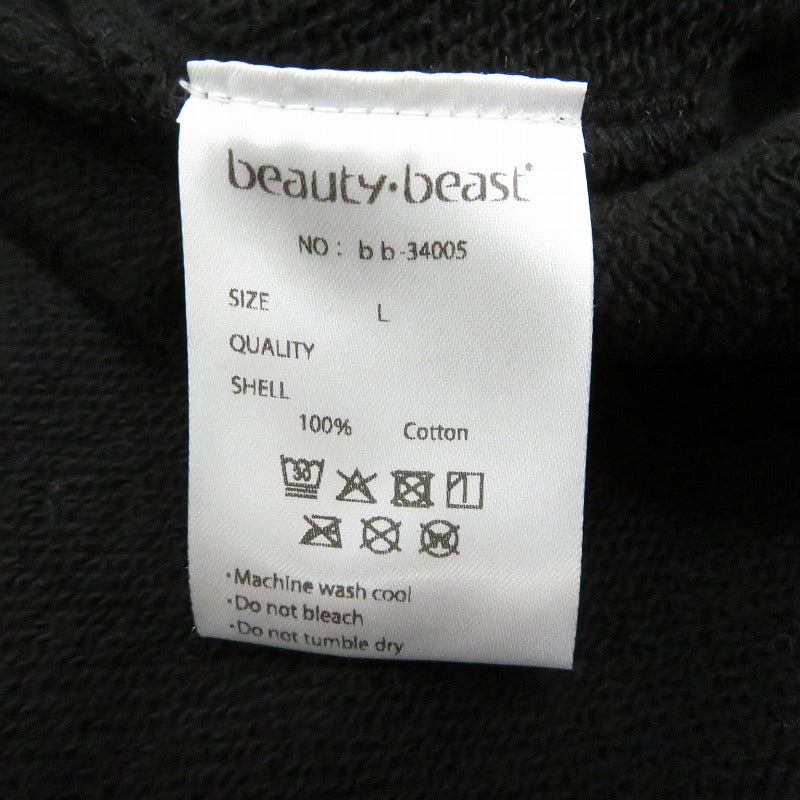 beauty:beast | ビューティー：ビースト Souvenir Graphic Big Hoody『Eve』 パーカー bb-34005 ブラック サイズ：L【瀬戸大橋店】