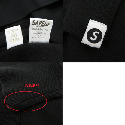 SAPEur | サプール 千鳥柄ﾛｯﾄﾞﾏﾝｽｳｪｯﾄ スウェット ブラック サイズ：XXL【瀬戸大橋店】