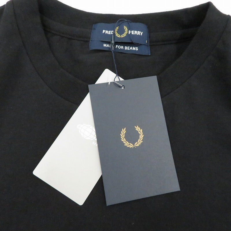 FRED PERRY | フレッドペリー ﾍﾋﾞｰｳｪｲﾄTｼｬﾂ 半袖Ｔシャツ FZ1967 ブラック サイズ：L【瀬戸大橋店】
