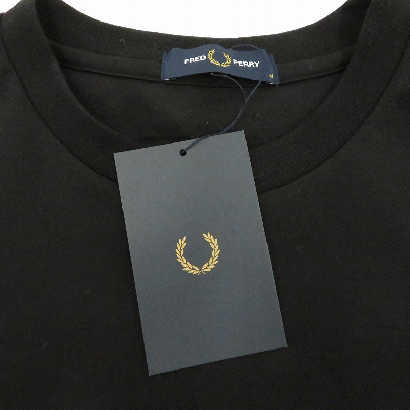 FRED PERRY | フレッドペリー SHIPS The Single Tipped T-Shirt 半袖Ｔシャツ FZ1983 ブラック サイズ：M【瀬戸大橋店】