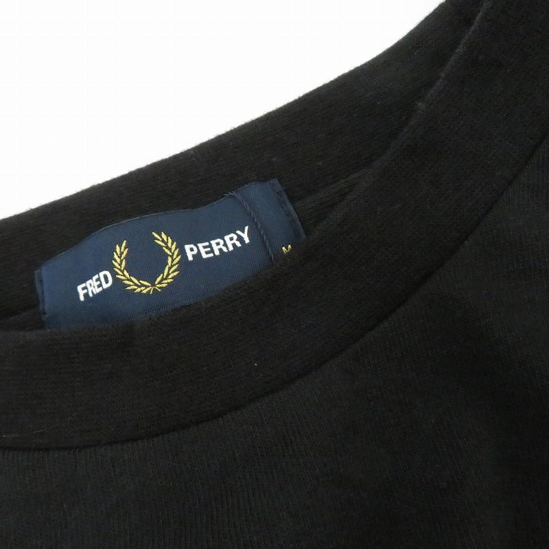 FRED PERRY | フレッドペリー ﾍﾋﾞｰｳｪｲﾄTｼｬﾂ 半袖Ｔシャツ FZ1967 ブラック サイズ：M【瀬戸大橋店】