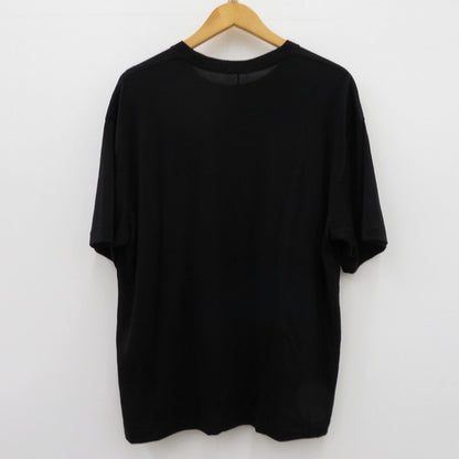 Super 100's Wool T-shirts 半袖Ｔシャツ AWS6-CS005 awasa ブラック サイズ：1【瀬戸大橋店】