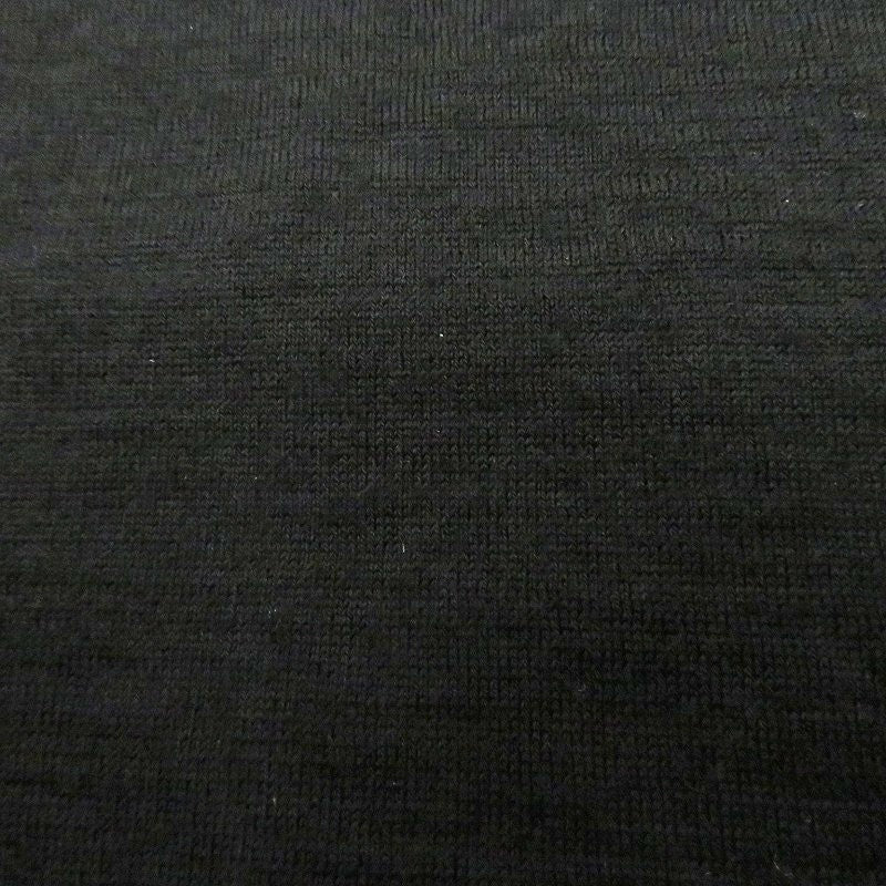 Super 100's Wool T-shirts 半袖Ｔシャツ AWS6-CS005 awasa ブラック サイズ：1【瀬戸大橋店】