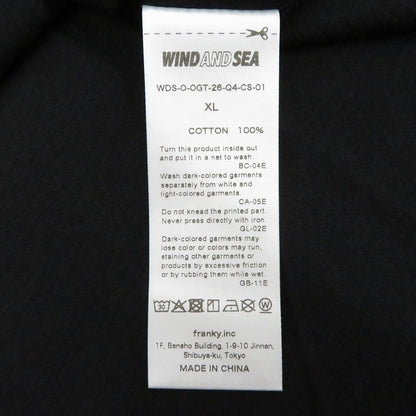 WIND AND SEA | ウィンダンシーウインダンシー OG SEA S/S TEE 半袖Ｔシャツ WDS-O-OGT-26-Q4-CS-01 ブラック サイズ：XL【瀬戸大橋店】