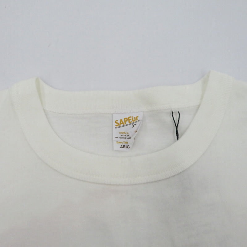 SAPEur | サプール MASATOSHI HAMADA S/S Tee 半袖Ｔシャツ ホワイト サイズ：XXL【瀬戸大橋店】
