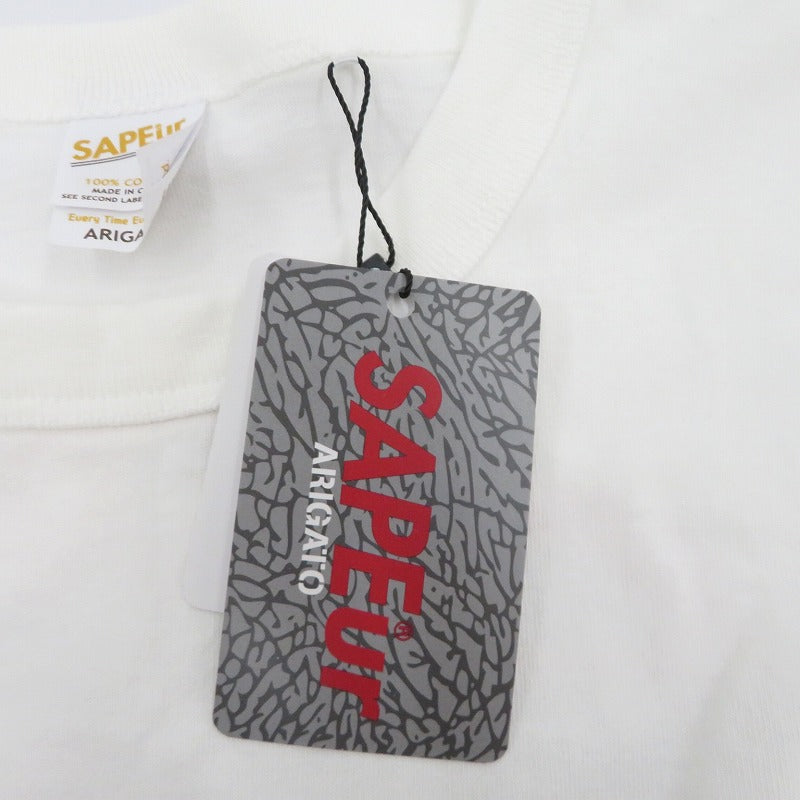 SAPEur | サプール MASATOSHI HAMADA S/S Tee 半袖Ｔシャツ ホワイト サイズ：XXL【瀬戸大橋店】