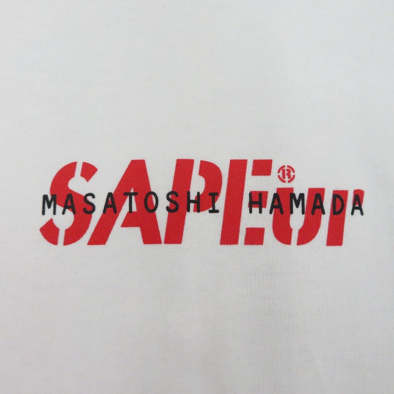 SAPEur | サプール MASATOSHI HAMADA S/S Tee 半袖Ｔシャツ ホワイト サイズ：XXL【瀬戸大橋店】
