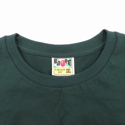 A BATHING APE | アベイシングエイプ Japan Culture Mitsudomoe Tee 半袖Ｔシャツ ｻｲｽﾞ:3XL グリーン【瀬戸大橋店】