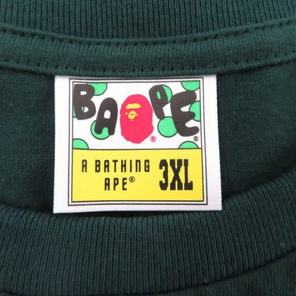 A BATHING APE | アベイシングエイプ Japan Culture Mitsudomoe Tee 半袖Ｔシャツ ｻｲｽﾞ:3XL グリーン【瀬戸大橋店】