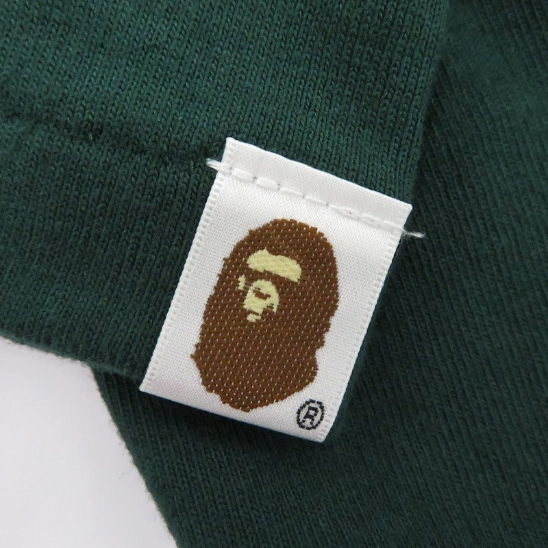 A BATHING APE | アベイシングエイプ Japan Culture Mitsudomoe Tee 半袖Ｔシャツ ｻｲｽﾞ:3XL グリーン【瀬戸大橋店】