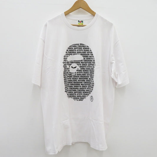 A BATHING APE | アベイシングエイプ JAPAN APE HEAD TEE 半袖Ｔシャツ ホワイト【瀬戸大橋店】