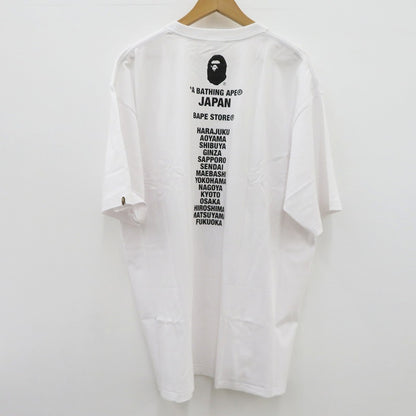 A BATHING APE | アベイシングエイプ JAPAN APE HEAD TEE 半袖Ｔシャツ ホワイト【瀬戸大橋店】