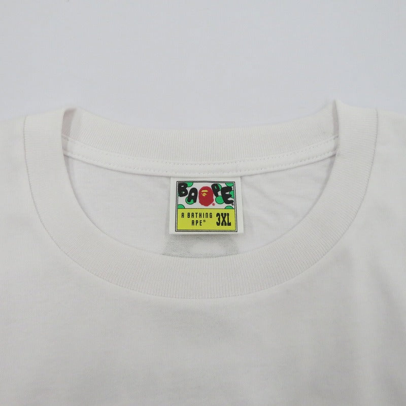 A BATHING APE | アベイシングエイプ JAPAN APE HEAD TEE 半袖Ｔシャツ ホワイト【瀬戸大橋店】