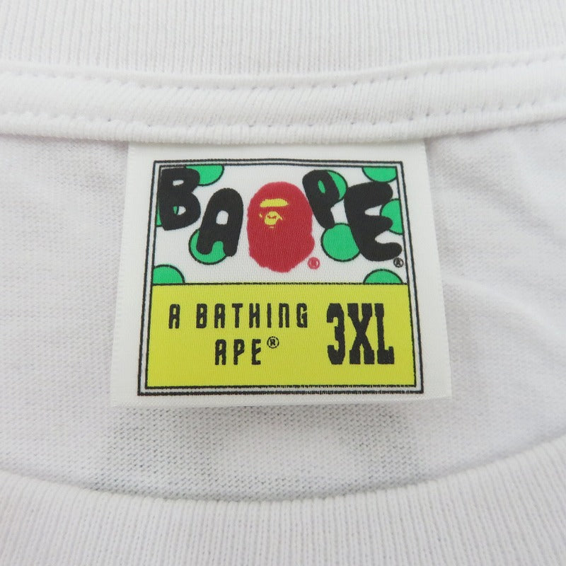 A BATHING APE | アベイシングエイプ JAPAN APE HEAD TEE 半袖Ｔシャツ ホワイト【瀬戸大橋店】