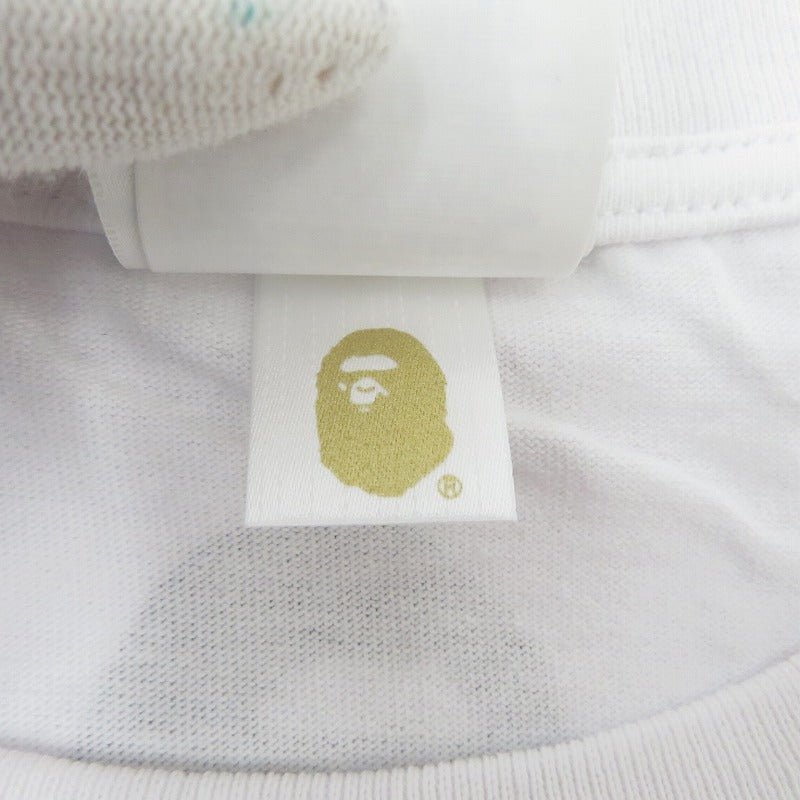 A BATHING APE | アベイシングエイプ JAPAN APE HEAD TEE 半袖Ｔシャツ ホワイト【瀬戸大橋店】