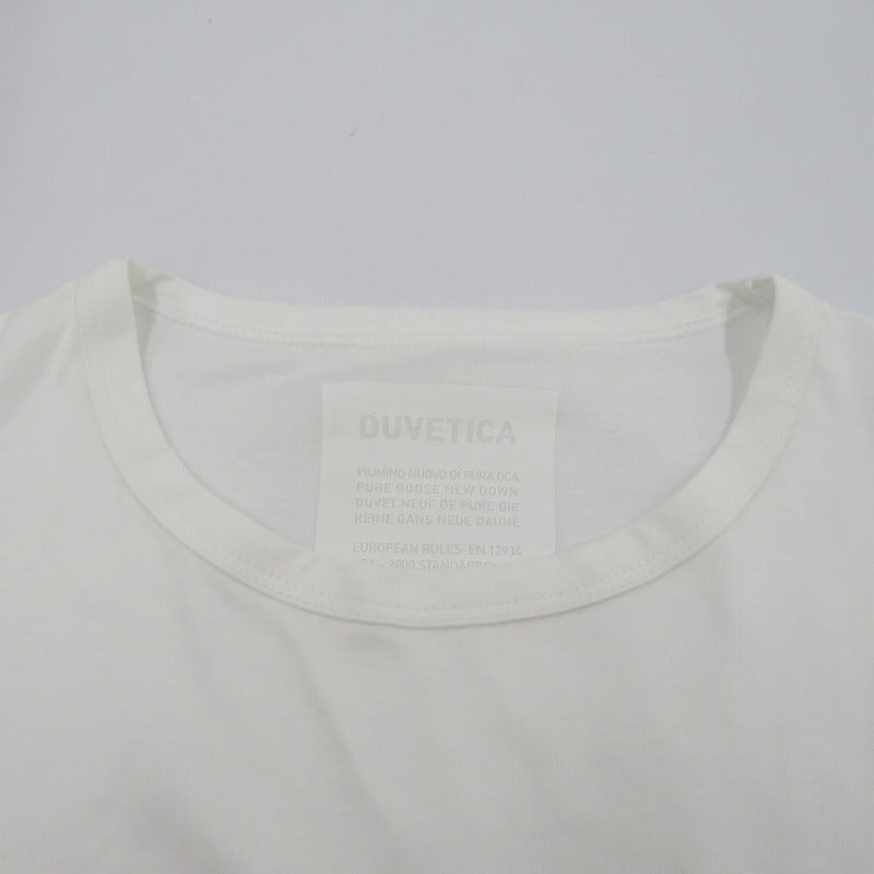 DUVETICA | デュベティカ gavi tre 半袖Ｔシャツ 221-m.0023j00 ホワイト サイズ：46【瀬戸大橋店】