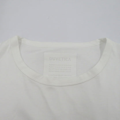 DUVETICA | デュベティカ gavi tre 半袖Ｔシャツ 221-m.0023j00 ホワイト サイズ：46【瀬戸大橋店】