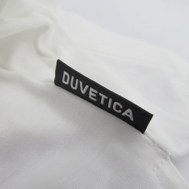 DUVETICA | デュベティカ gavi tre 半袖Ｔシャツ 221-m.0023j00 ホワイト サイズ：46【瀬戸大橋店】