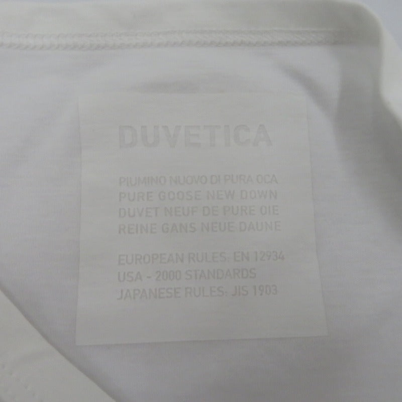 DUVETICA | デュベティカ gavi tre 半袖Ｔシャツ 221-m.0023j00 ホワイト サイズ：46【瀬戸大橋店】
