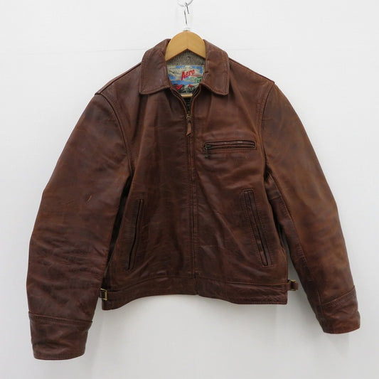 AERO LEATHER | エアロレザー レザー ブラウン サイズ：36【瀬戸大橋店】