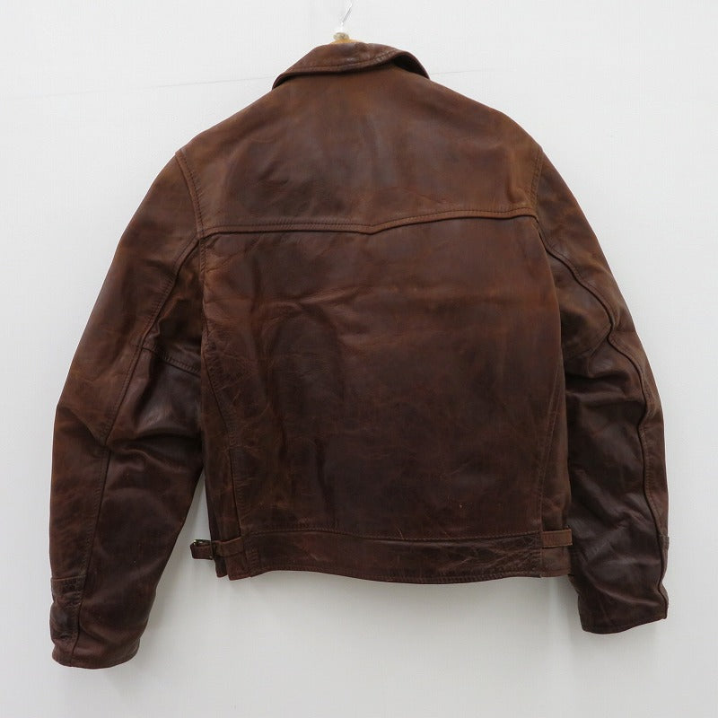 AERO LEATHER | エアロレザー レザー ブラウン サイズ：36【瀬戸大橋店】