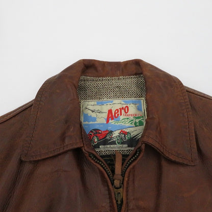 AERO LEATHER | エアロレザー レザー ブラウン サイズ：36【瀬戸大橋店】