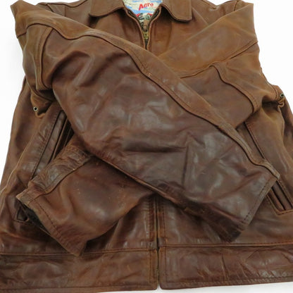 AERO LEATHER | エアロレザー レザー ブラウン サイズ：36【瀬戸大橋店】