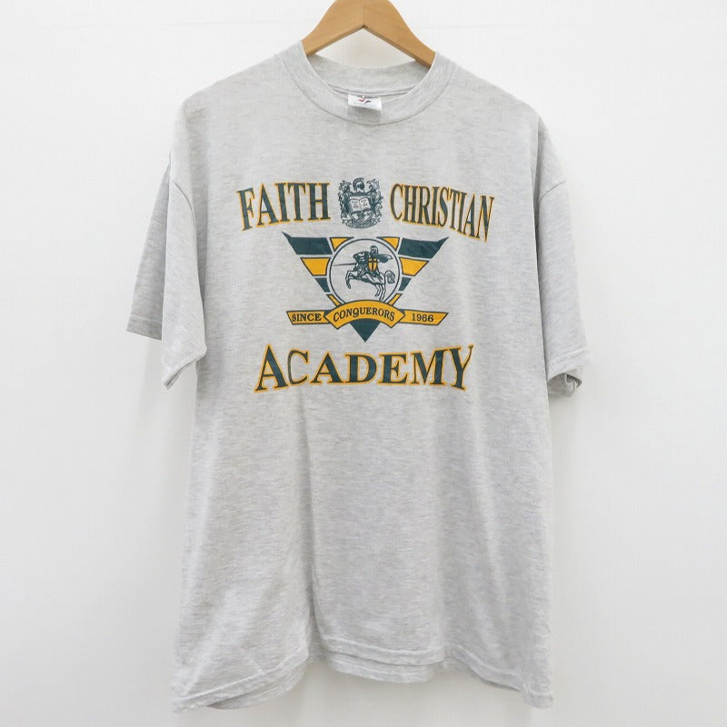 FAITH CHRISTIAN ACADEMY 半袖Ｔシャツ グレー【瀬戸大橋店】