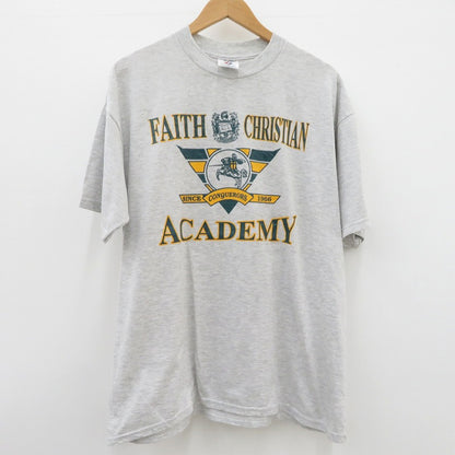 FAITH CHRISTIAN ACADEMY 半袖Ｔシャツ グレー【瀬戸大橋店】