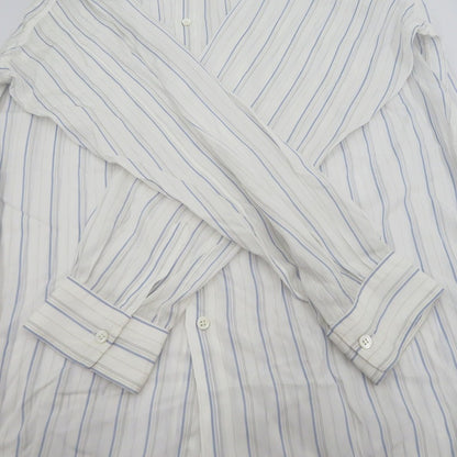 COMME des GARCONS SHIRT | コムデギャルソンシャツ FOREVER キュプラストライプシャツ 長袖シャツ ホワイト サイズ：XL【瀬戸大橋店】