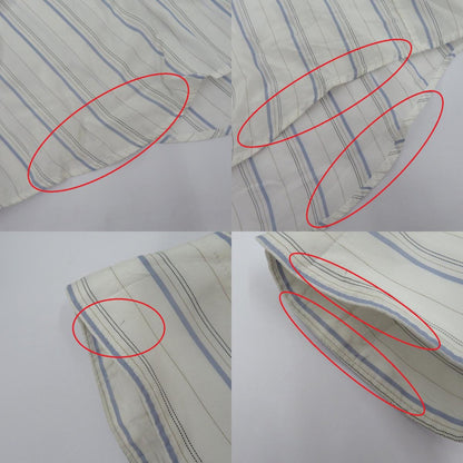 COMME des GARCONS SHIRT | コムデギャルソンシャツ FOREVER キュプラストライプシャツ 長袖シャツ ホワイト サイズ：XL【瀬戸大橋店】