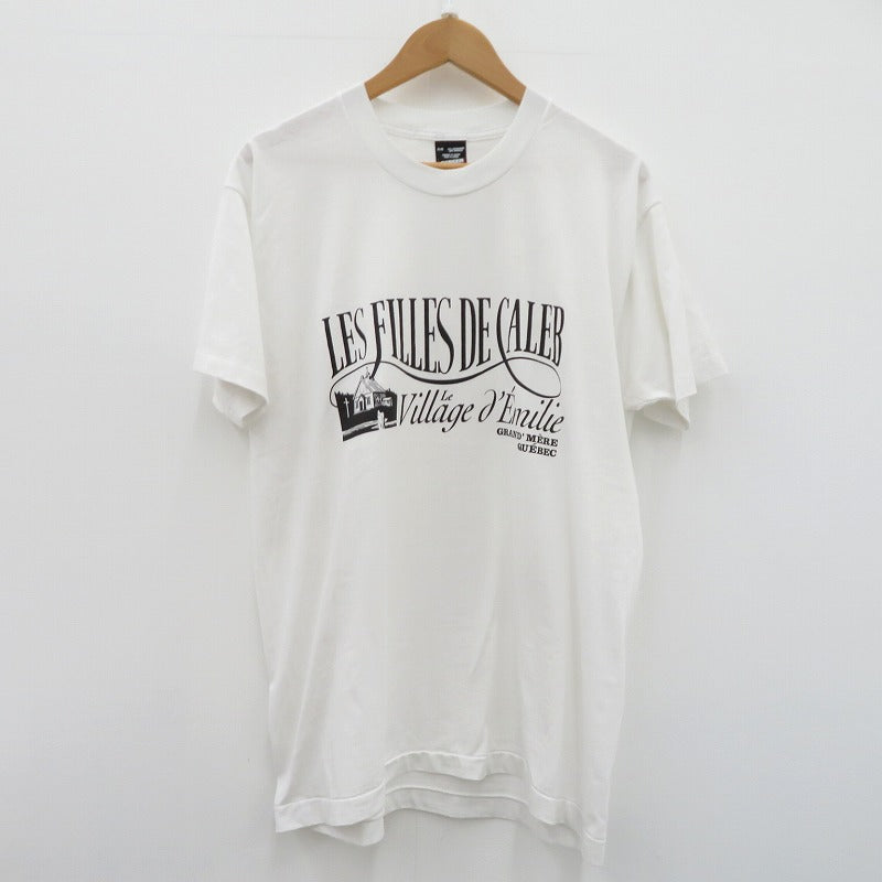 LES FILLES DE CALEB 半袖Ｔシャツ ホワイト サイズ：XL【瀬戸大橋店】