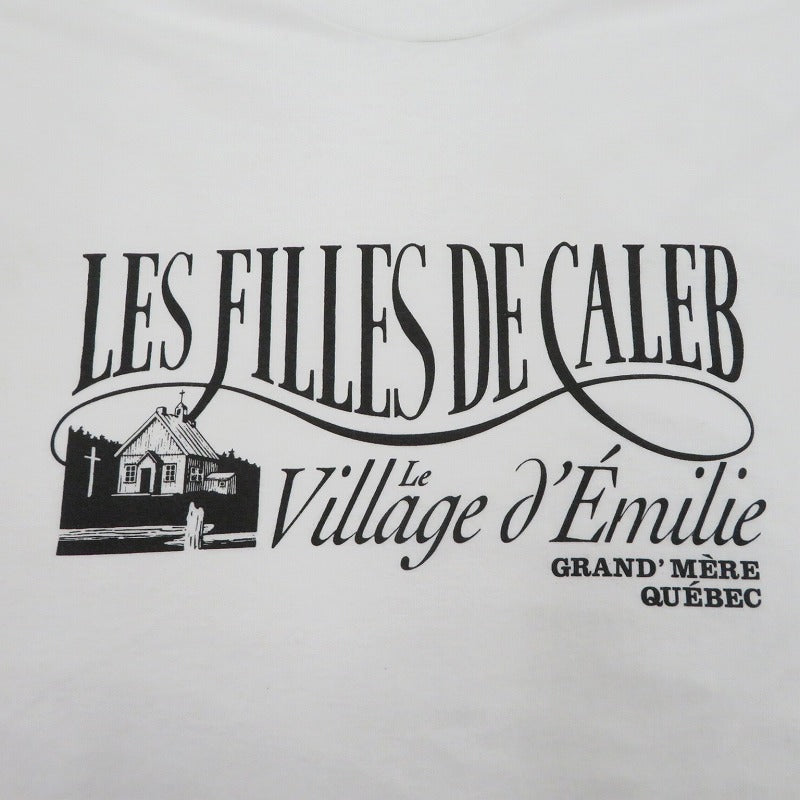 LES FILLES DE CALEB 半袖Ｔシャツ ホワイト サイズ：XL【瀬戸大橋店】