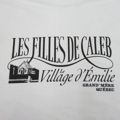 LES FILLES DE CALEB 半袖Ｔシャツ ホワイト サイズ：XL【瀬戸大橋店】