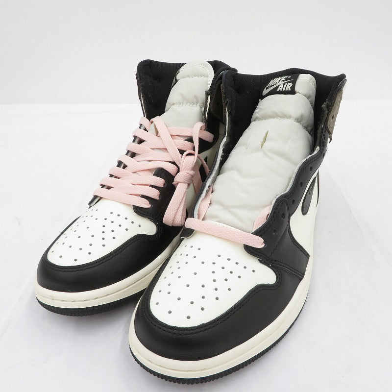 NIKE | ナイキ AJ1 High OG 'Sail/Dark Mocha/Black' スニーカー 555088-105 エアジョーダン ブラウン 27cm【瀬戸大橋店】