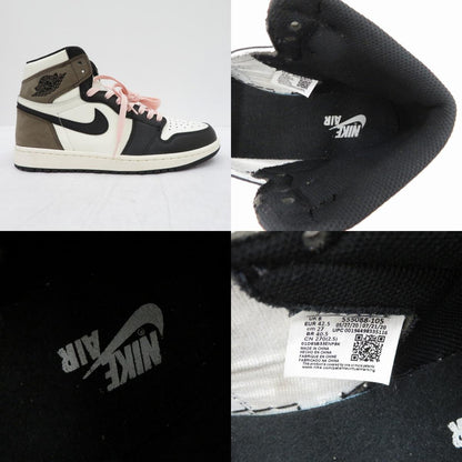 NIKE | ナイキ AJ1 High OG 'Sail/Dark Mocha/Black' スニーカー 555088-105 エアジョーダン ブラウン 27cm【瀬戸大橋店】