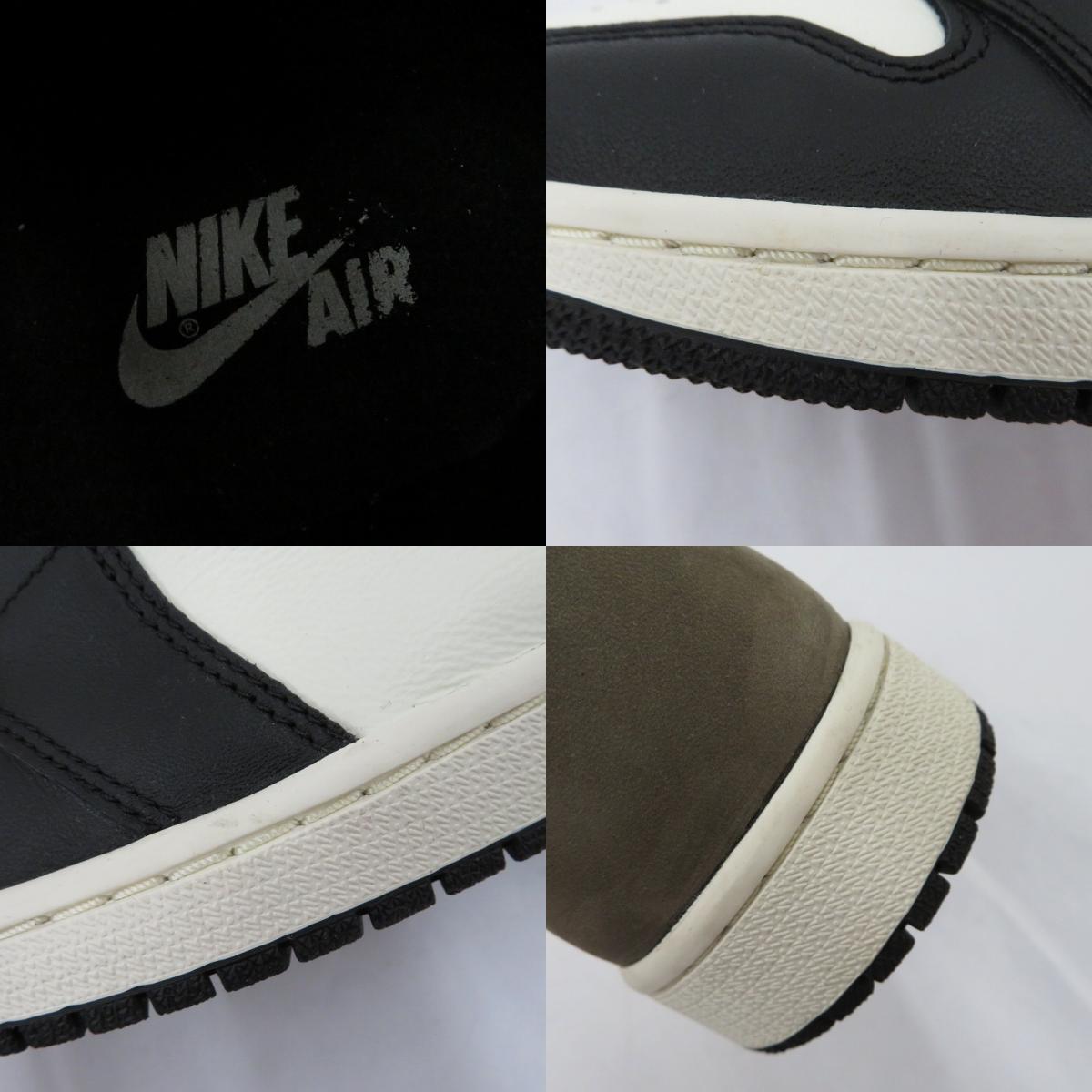 NIKE | ナイキ AJ1 High OG 'Sail/Dark Mocha/Black' スニーカー 555088-105 エアジョーダン ブラウン 27cm【瀬戸大橋店】