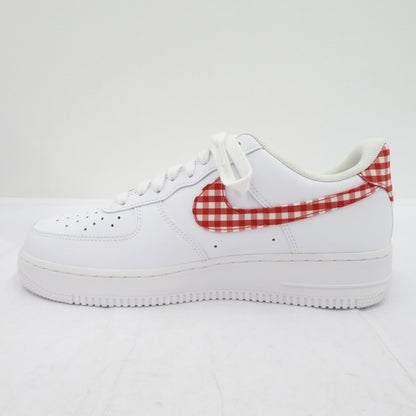 NIKE | ナイキ Women's Air Force 1 Low 'Red Gingham' スニーカー DZ2784-101 エアフォース ホワイト 27cm【瀬戸大橋店】