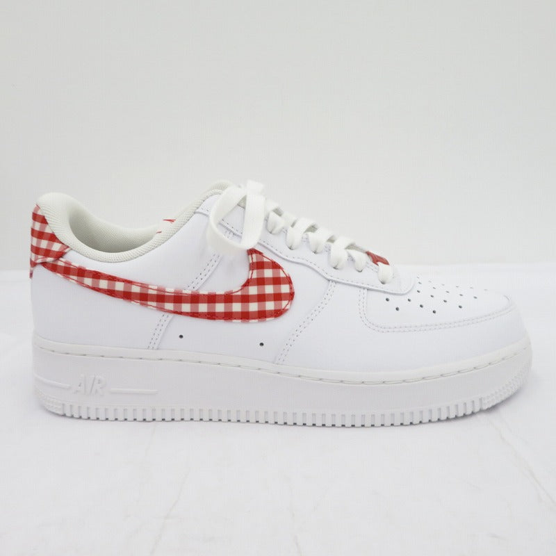 NIKE | ナイキ Women's Air Force 1 Low 'Red Gingham' スニーカー DZ2784-101 エアフォース ホワイト 27cm【瀬戸大橋店】